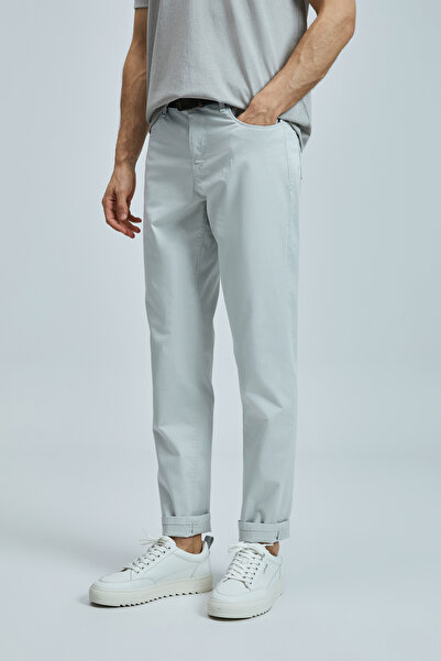 Lufian Helt Spor 5 Cep Erkek Pantolon Slim Fit Stone