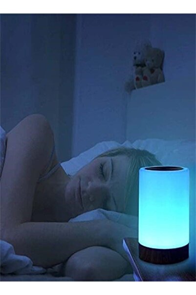 Arabest Night Light, Bedroom Color Changing LED Touch Light Portable With Rechargeable and Dimmable