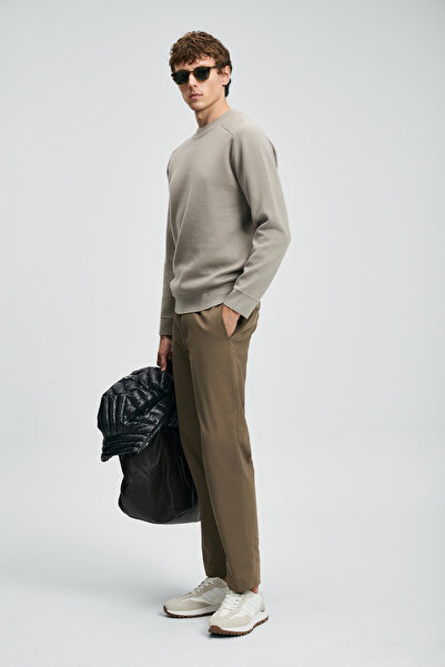 Lufian Daren Smart Men's Chino Pants Slim Fit Earth