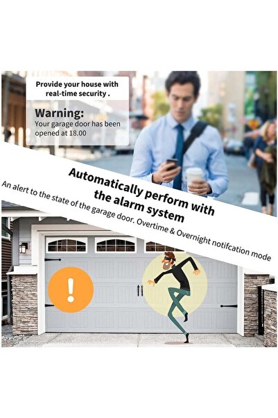 fulina Smart WiFi Switch Garage Door Opener Controller Work, with Alexa Echo Google Home Smart Life/Tuya AP