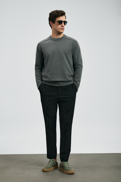 Lufian Sımon Smart Erkek Chino Pantolon Slim Fit Siyah