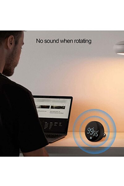 Arabest Digital Kitchen Timer - Magnetic Countdown Timer with Large LED Display, Digital Timer, Visual Timer