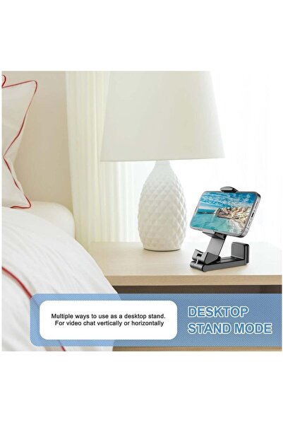 fulina Universal in Flight Airplane Phone Holder Mount. Handsfree Phone Holder for Desk Tray with Multi-dir