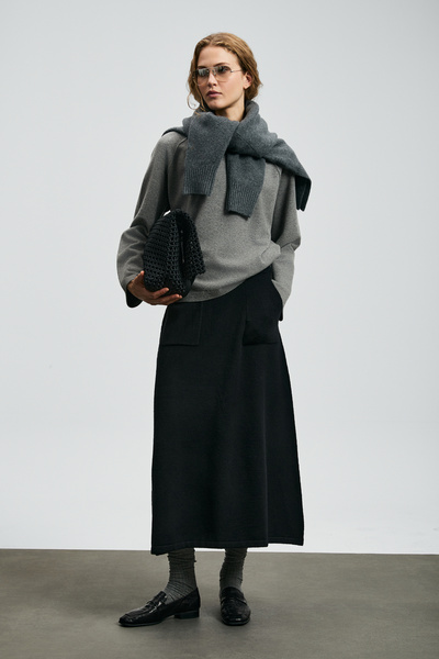 Lufian Alına Kadın Etek Siyah