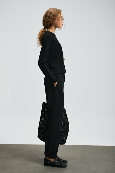 Lufian Adel Women's Trousers Black