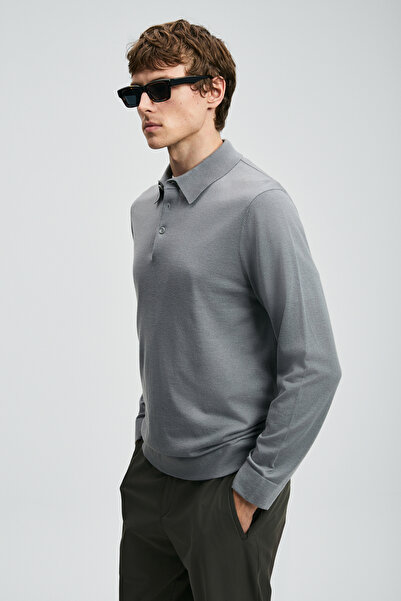 Lufian Donald Erkek Kazak Gri