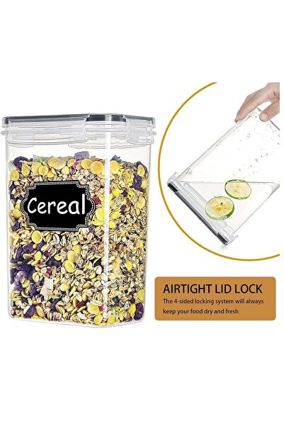 Arabest Set of 24 Clear Sealed Storage Jars with Lid