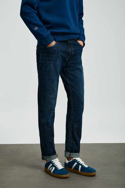 Lufian Peter Spor Jean Erkek Pantolon Slim Fit Mavi