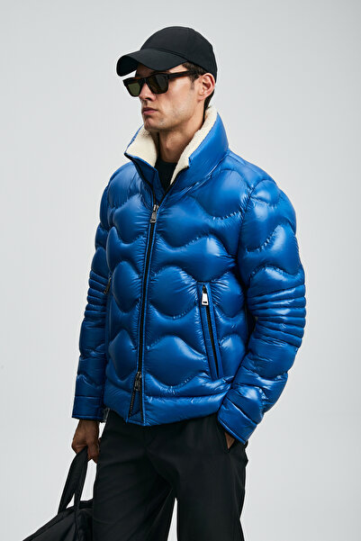 Lufian Roy Kaz Tüyü Erkek Mont Saks