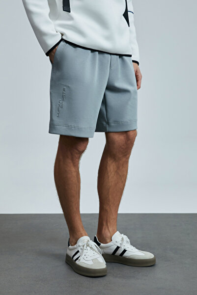 Lufian Moon Erkek Şort Eşofman Gri