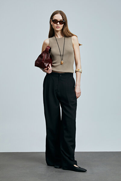 Lufian Γυναικείο πουλόβερ Doros Mink