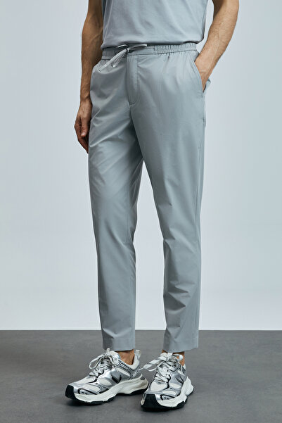 Lufian Alex Smart Ανδρικό παντελόνι Chino Slim Fit Stone