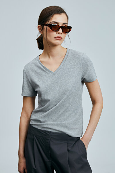 Lufian Γυναικείο T-Shirt Perses Γκρι