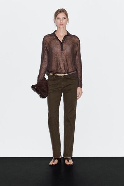 Massimo Dutti Orta bel tapered fit jean