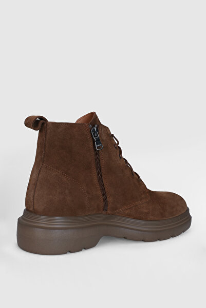 Lufian Marvın Erkek Deri Bot Deve Tüyü