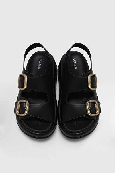 Lufian Isla Slippers Black