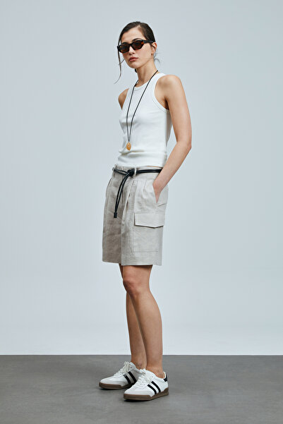 Lufian Mınıoto Γυναικείο T-Shirt Modal Μίξη Σπαστό Λευκό