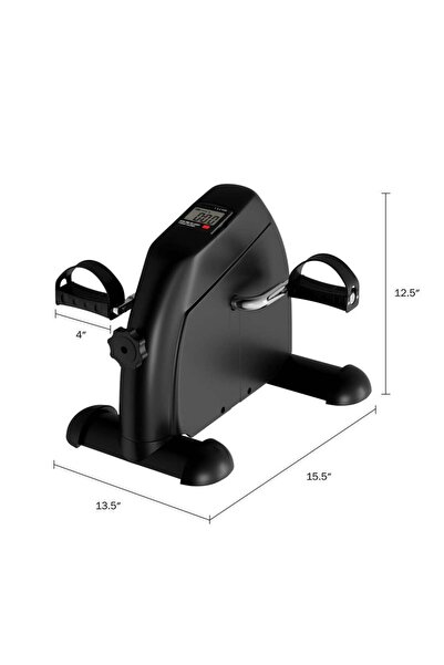 Saharaz Under Desk Bike for Arm/Leg Exercise,Pedal Exerciser,Adjustable Resistance/LCD Screen Display