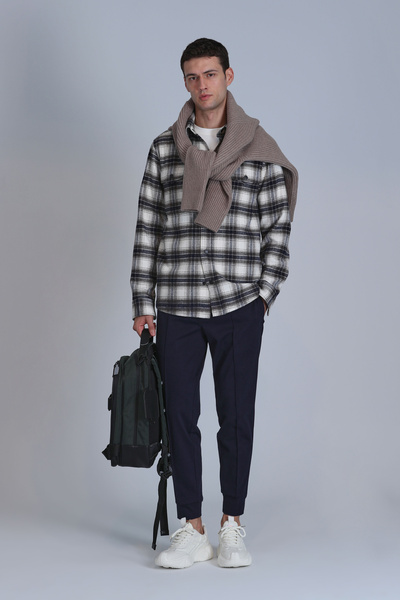 Lufian Eric Spor Erkek Chino Pantolon Slim Fit Lacivert