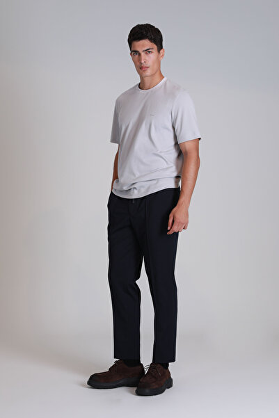 Lufian Ανδρικό T-Shirt Basic - Χρώμα πέτρας Casa