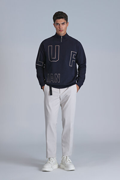 Lufian Ανδρικό φούτερ Focus Navy Blue