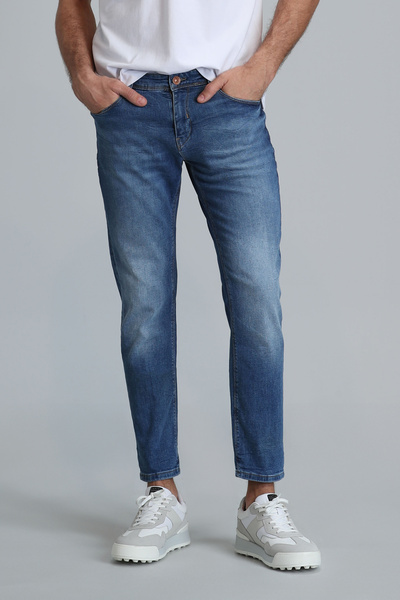 Lufian Davıd Smart Jean Erkek Pantolon Regular Fit Mavi