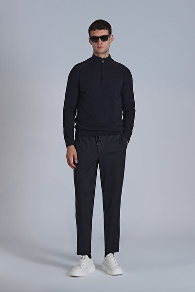 Lufian Stavan Men's Sweater Navy Blue