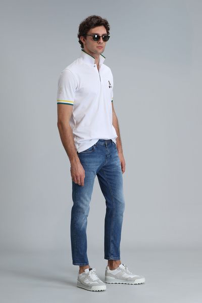 Lufian Davıd Smart Jean Erkek Pantolon Regular Fit Mavi