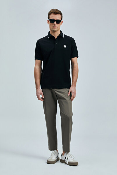 Lufian Echo Smart Чоловіча поло-футболка Чорна