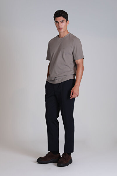 Lufian Ανδρικό T-Shirt Basic - Χρώμα άμμου Casa