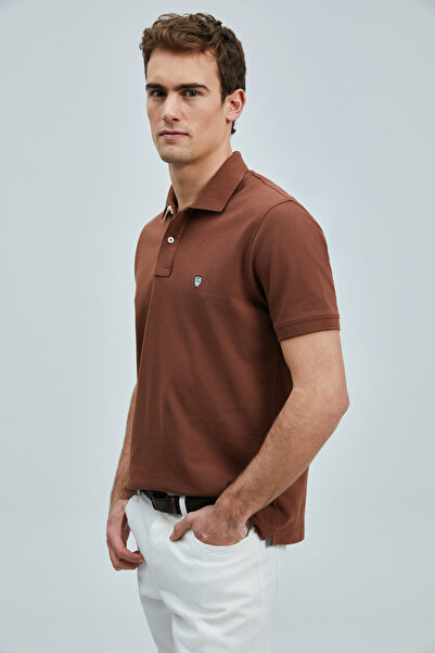 Lufian Laon Smart Erkek Polo Tişört Kiremit