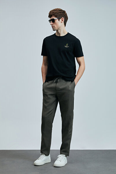 Lufian Olivia Modern Graphic T-Shirt Black