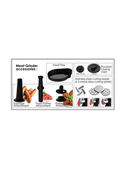 Sanford Sanford 1.5L 1000W Multifunctional Blender with Meat Grinder