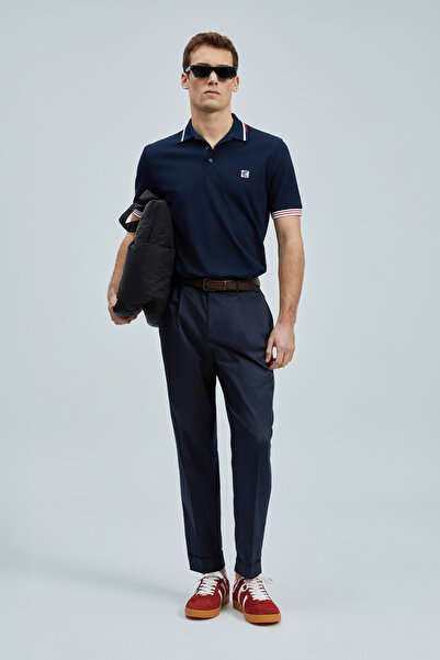 Lufian Eros Smart Erkek Polo Tişört Lacivert