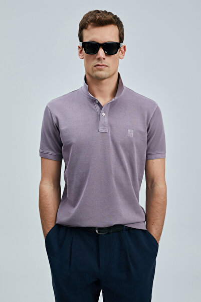 Lufian Vernon Smart Men's Polo T-Shirt Purple