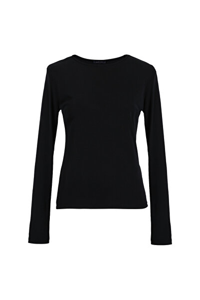 Lufian Μαύρο γυναικείο μπλουζάκι Vichio