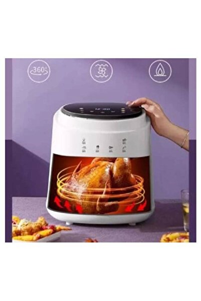 Cyber 8L COOKCHEN Multifunctional Digital Touch Air Fryer 8L 2800W White