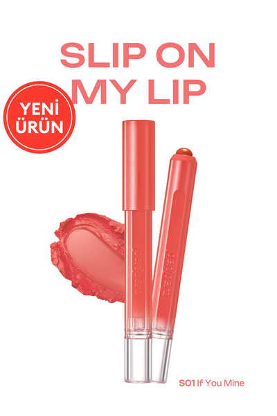PERIPERA Tek Dokunuşla Pürüzsüzce Uygulanan Hafif Yapılı Kalem Ruj Slip On My Lip (S01 If You Mine)