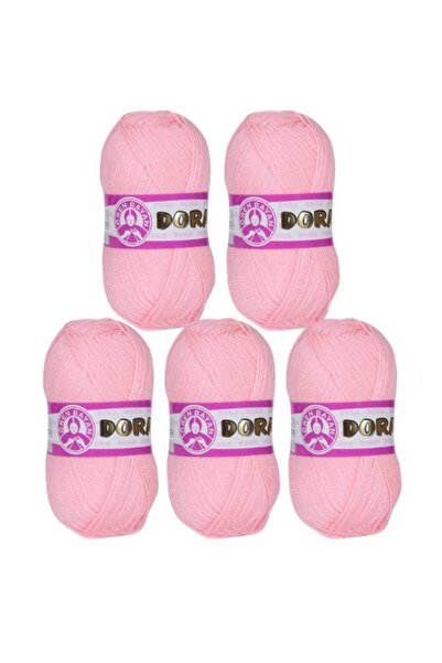 Ören Bayan خيط حياكة أورين دورا - وردي فاتح - عبوة من 5 قطع - (رمز اللون: 039)