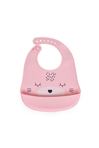 Cangaroo Baveta din silicon cu inchidere reglabila barbita Oscar Pink