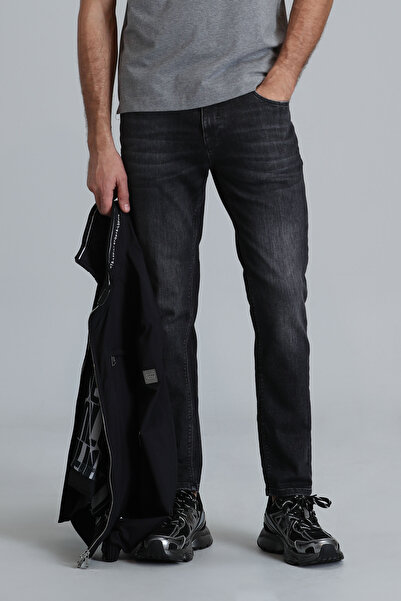 Lufian Clar Smart Jean Erkek Pantolon Regular Fit Antrasit