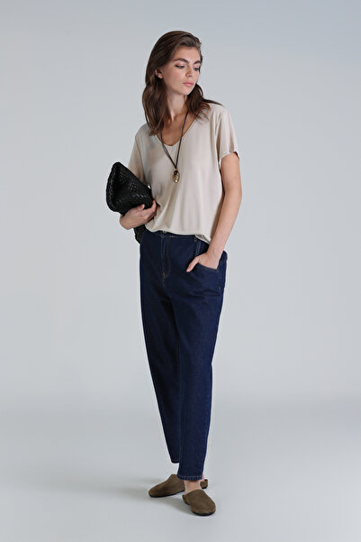 Lufian Μπεζ Γυναικείο T-Shirt - Ufızı