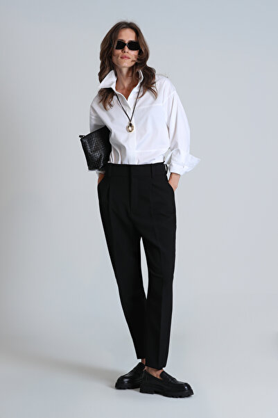 Lufian Vadu Kadın Pantolon Siyah