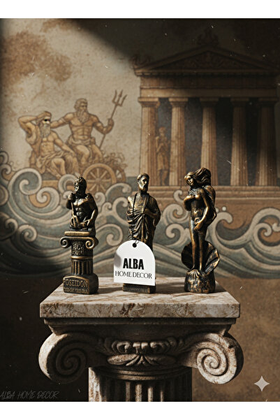Home Dekoratif antik Yunan mitolojik heykel seti