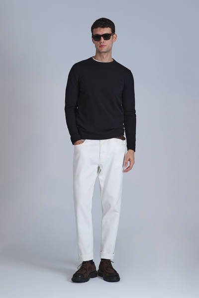 Lufian Stone Erkek Kazak Siyah