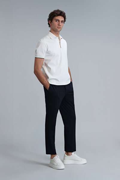 Lufian Ανδρικό μπλουζάκι Polo - Off White, Smart Warm