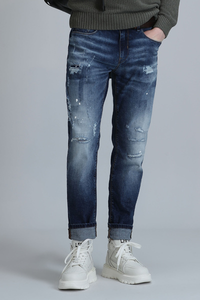 Lufian Danmar Smart Jean - Ανδρικό Slim Fit Μπλε παντελόνι