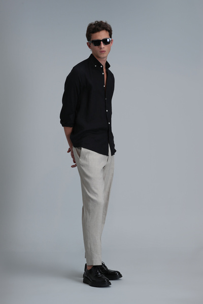 Lufian Tomas Smart Erkek Chino Pantolon Comfrot Fit Bej