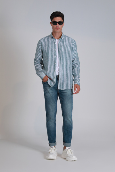 Lufian Louis Smart Jean - Ανδρικό Slim Fit Μπλε παντελόνι