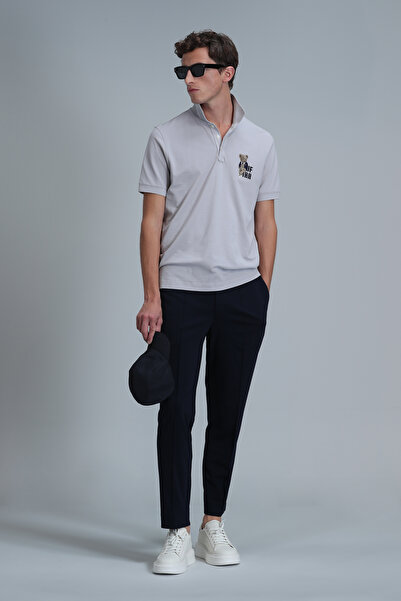 Lufian Ανδρικό μπλουζάκι πόλο Crystal Smart Stone